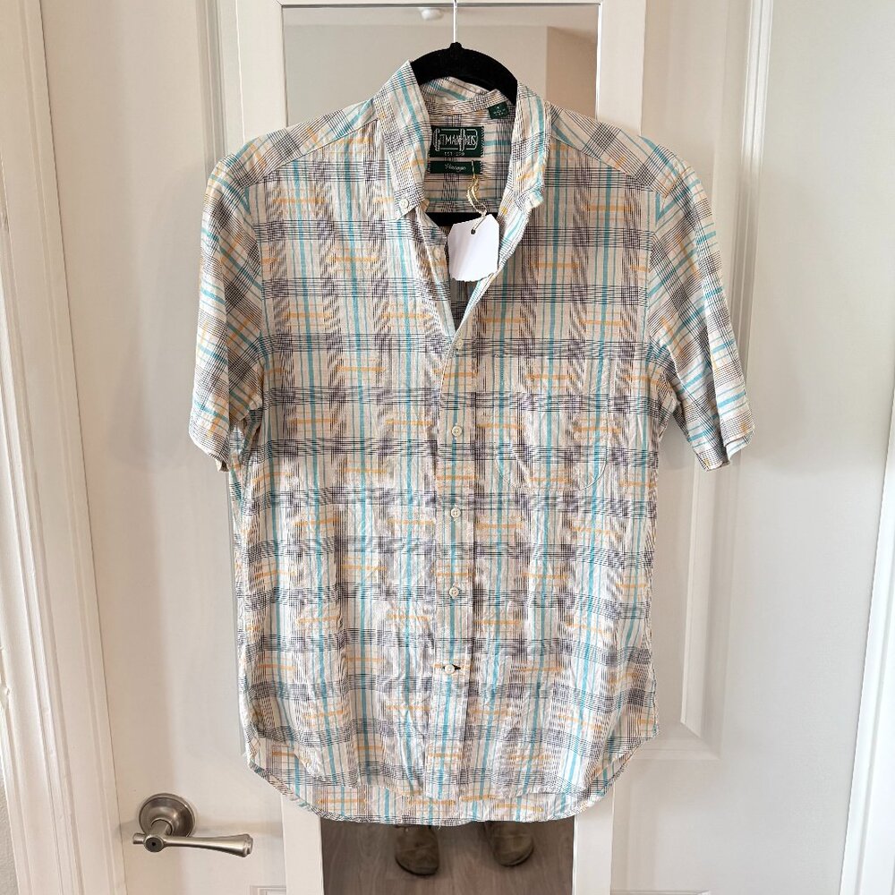 Gitman Brothers Pastel Plaid Button Down Shirt